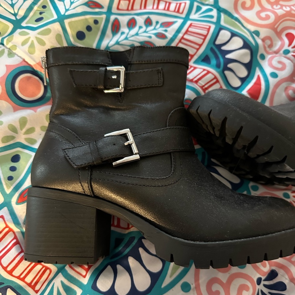 Torrid Moto Booties Size 8
